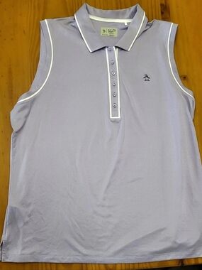 Original Penguin Veronica Sleeveless Golf Polo Light Purple XXL